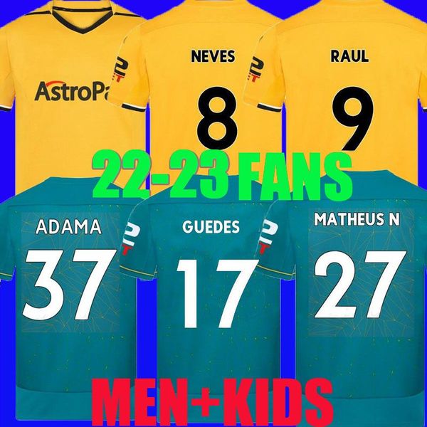 4xl 2022 2023 wolves guedes soccer jerseys adama kilman semedo raul neves matheus n wanderers j.otto podence gibbs 22 23 football shirts men, Black;yellow
4xl 2022 2023 wolves guedes soccer jerseys adama kilman semedo raul neves matheus n wanderers j.otto podence gibbs 22 23 football shirts men, Black;yellow