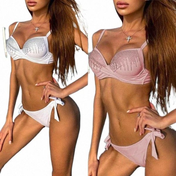 women's swimwear women bikini set bandage push-up padded swimwear swimsuit bathing suit brazilian swimming clothing bikinis 2021 mujer, White;black
women's swimwear women bikini set bandage push-up padded swimwear swimsuit bathing suit brazilian swimming clothing bikinis 2021 mujer, White;black