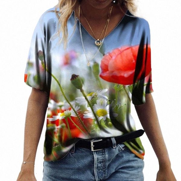 women's t-shirt women's t-shirt plants flowers print women t shirt 2022 summer casual short sleeve v-neck loose oversized ladies, White
women's t-shirt women's t-shirt plants flowers print women t shirt 2022 summer casual short sleeve v-neck loose oversized ladies, White