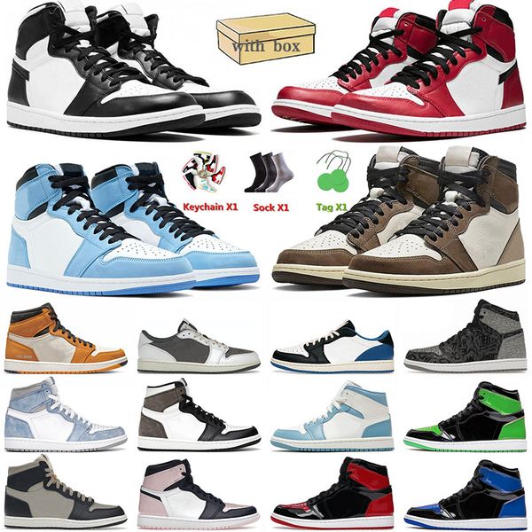 2022 with box 1 1s high basketball shoes black white jumpman chicago university blue visionaire patent hyper royal men women j1 sneakers 36-
2022 with box 1 1s high basketball shoes black white jumpman chicago university blue visionaire patent hyper royal men women j1 sneakers 36-