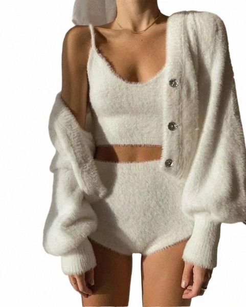 women's tracksuits and the united states style blogger sweater female autumn mink wool knitting condole shorts three-piece suit women&#, Gray
women's tracksuits and the united states style blogger sweater female autumn mink wool knitting condole shorts three-piece suit women&#, Gray