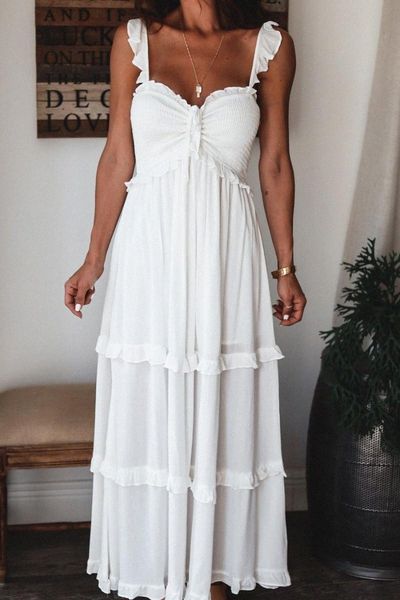casual dresses casual dresses 2022 style women ruffle strap dress ladies v neck sleeveless drawstring ruched long summer beachwear k5fd#, Black;gray
casual dresses casual dresses 2022 style women ruffle strap dress ladies v neck sleeveless drawstring ruched long summer beachwear k5fd#, Black;gray