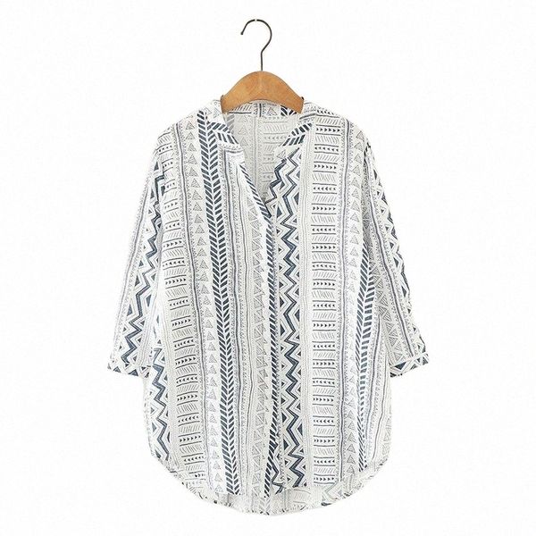 women's blouses & shirts summer blouses womens shirts v neck cotton printed loose lady female clothes women's & 62qc#, White
women's blouses & shirts summer blouses womens shirts v neck cotton printed loose lady female clothes women's & 62qc#, White