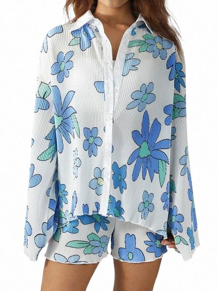 women's tracksuits women's tracksuits txlixc women two-piece short pants suit flower irregular printing long sleeve blouse and str, Gray
women's tracksuits women's tracksuits txlixc women two-piece short pants suit flower irregular printing long sleeve blouse and str, Gray