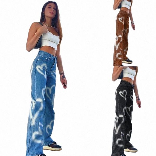 women's jeans women's jeans love print graffiti loose women fashion demin jenas wide-leg s5cf#, Blue
women's jeans women's jeans love print graffiti loose women fashion demin jenas wide-leg s5cf#, Blue