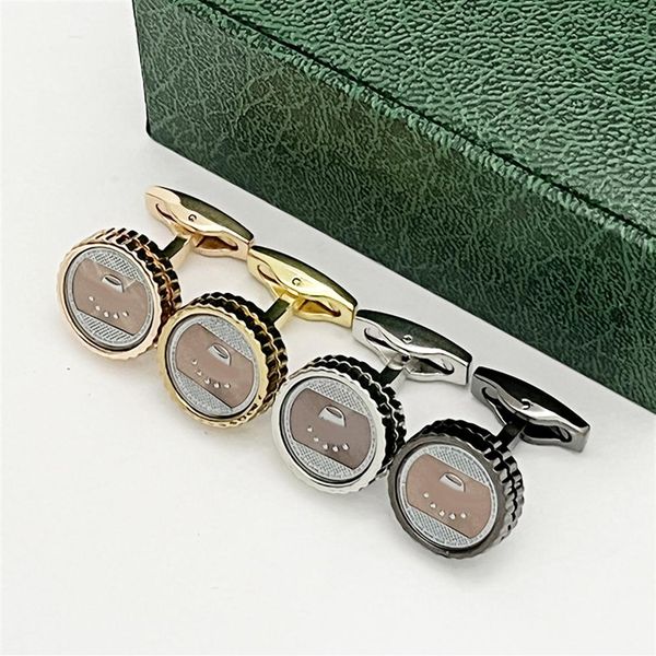 luxury designer cufflinks for men ro shirt cuff links wedding gift with green box288q, Silver
luxury designer cufflinks for men ro shirt cuff links wedding gift with green box288q, Silver