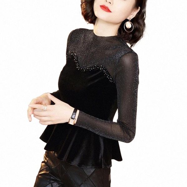 women's t-shirt women's t-shirt 2022 spring autumn mesh stitching velvet slim was thin stand-up collar long-sleeved black fake two, White
women's t-shirt women's t-shirt 2022 spring autumn mesh stitching velvet slim was thin stand-up collar long-sleeved black fake two, White