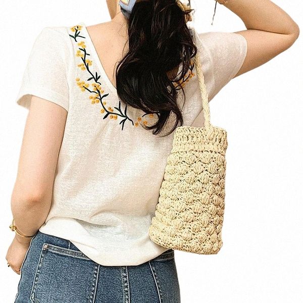 women's t-shirt women's t-shirt floral embroidery linen 2022 women summer clothing short sleeve backless elegant tee shirt t femme, White
women's t-shirt women's t-shirt floral embroidery linen 2022 women summer clothing short sleeve backless elegant tee shirt t femme, White