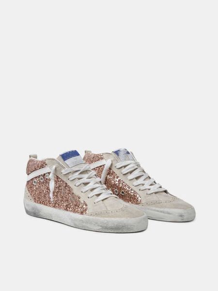 couples casual shoes designer luxury version mid-star sneakers with pink-gold glitter italian retro handmade genuine leather small dirty
couples casual shoes designer luxury version mid-star sneakers with pink-gold glitter italian retro handmade genuine leather small dirty