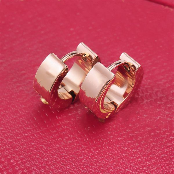 titanium steel 18k rose gold love stud earrings for woman exquisite simple fashion c diamond ring lady designer 13mm earrings jewelry g2909, Golden;silver
titanium steel 18k rose gold love stud earrings for woman exquisite simple fashion c diamond ring lady designer 13mm earrings jewelry g2909, Golden;silver