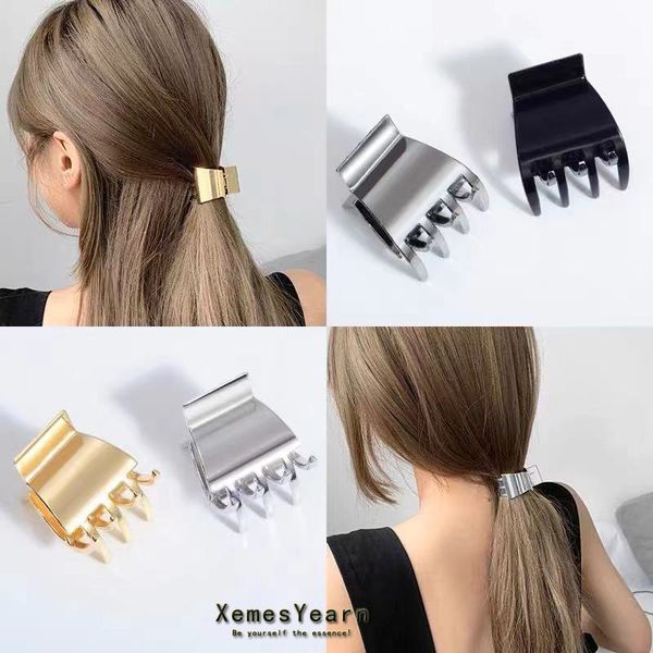 new girl's high horsetail fixed artifact hairpin simple jewelry hair accessories halloween party small grab clip for woman, Slivery;golden
new girl's high horsetail fixed artifact hairpin simple jewelry hair accessories halloween party small grab clip for woman, Slivery;golden