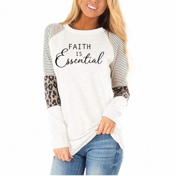 women's t-shirt women's t-shirt arrival for women leopard faith print neck long sleeve raglan sleeves q0be#, White
women's t-shirt women's t-shirt arrival for women leopard faith print neck long sleeve raglan sleeves q0be#, White
