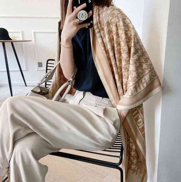 classic style 2022 korean imitation cashmere scarf women's thickened autumn and long lattice warm dual-purpose two-color shawl picm, Blue;gray
classic style 2022 korean imitation cashmere scarf women's thickened autumn and long lattice warm dual-purpose two-color shawl picm, Blue;gray