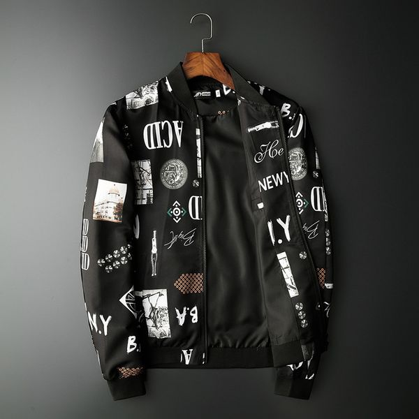men s jackets large size m 5xl spring boutique fashion printing mens casual stand collar jacket male coat streetwear baseball uniform 220909, Black;brown
men s jackets large size m 5xl spring boutique fashion printing mens casual stand collar jacket male coat streetwear baseball uniform 220909, Black;brown