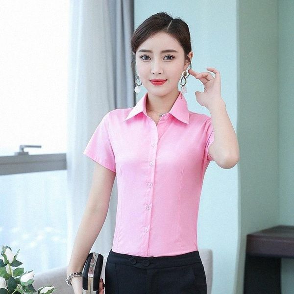 women's blouses & shirts korean fashion chiffon women blouses office lady shirt and blouse summr short sleeve plus size xxxl/5xl women, White
women's blouses & shirts korean fashion chiffon women blouses office lady shirt and blouse summr short sleeve plus size xxxl/5xl women, White