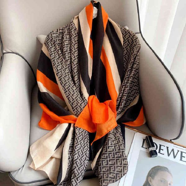 classic style 2022 new cotton linen scarf women's spring and autumn silk scarf shawl warm fashion bib, Blue;gray
classic style 2022 new cotton linen scarf women's spring and autumn silk scarf shawl warm fashion bib, Blue;gray