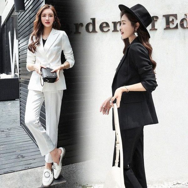 women's tracksuits women's suit 2021 spring and autumn fashion professional temperament white pantsuit tracksuits e1dy#, Gray
women's tracksuits women's suit 2021 spring and autumn fashion professional temperament white pantsuit tracksuits e1dy#, Gray