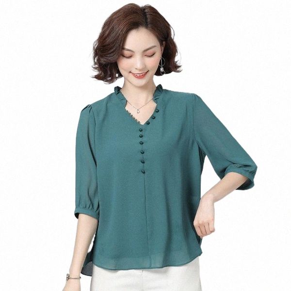 women's blouses & shirts women's blouses & shirts summer half sleeve fashion chiffon shirt middle-aged women large size loose pure, White
women's blouses & shirts women's blouses & shirts summer half sleeve fashion chiffon shirt middle-aged women large size loose pure, White