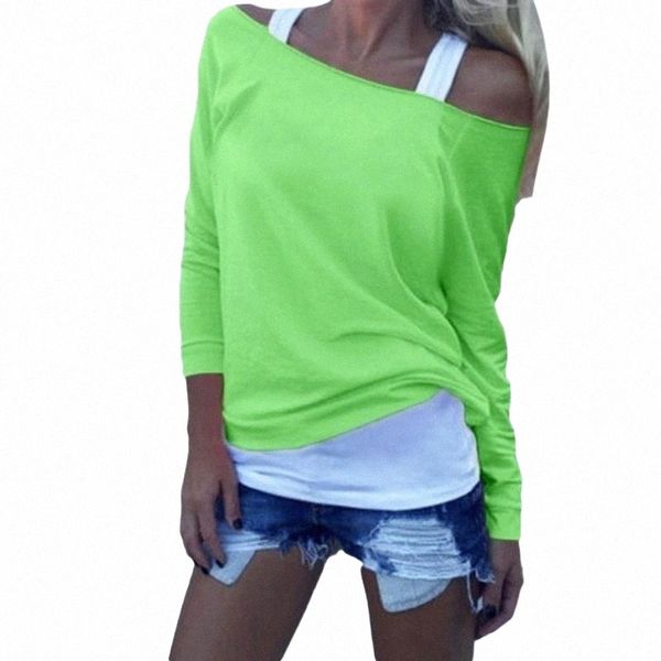 women's t-shirt women's t-shirt arrival spring autumn casual women solid color off shoulder long sleeve x14c#, White
women's t-shirt women's t-shirt arrival spring autumn casual women solid color off shoulder long sleeve x14c#, White