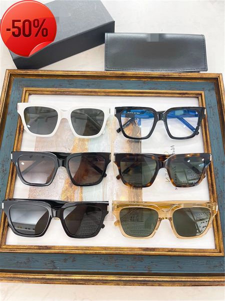 designer sunglasses new slp plate square sunglass ins net red star same sl507 large frame thin face men's and women's, White;black
designer sunglasses new slp plate square sunglass ins net red star same sl507 large frame thin face men's and women's, White;black