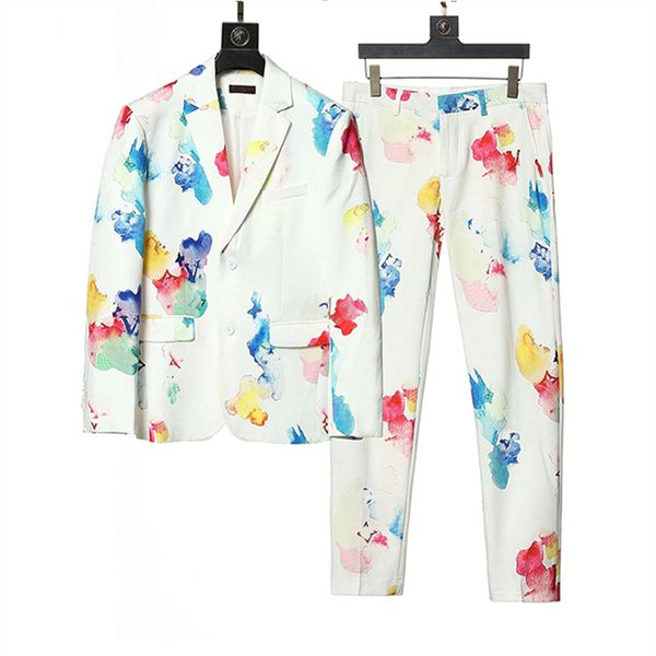 mens suits fashion designer blazers man classic casual floral print luxury jacket brand long sleeve slimsuit coats m-3xl, White;black
mens suits fashion designer blazers man classic casual floral print luxury jacket brand long sleeve slimsuit coats m-3xl, White;black