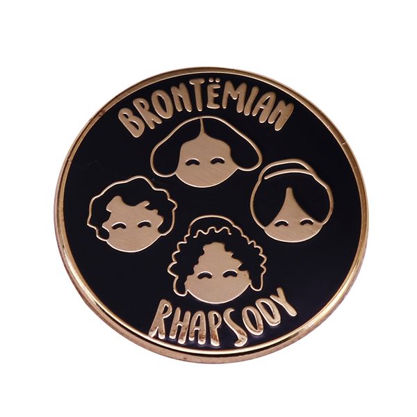 other fashion accessories brontemian rhapsody enamel pin literary brooch pin bookish gift, Silver
other fashion accessories brontemian rhapsody enamel pin literary brooch pin bookish gift, Silver