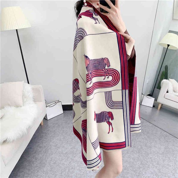 classic style scarf scarf female korean version new imitation cashmere thickened warm women's shawl bib mother's day gift for moth, Blue;gray
classic style scarf scarf female korean version new imitation cashmere thickened warm women's shawl bib mother's day gift for moth, Blue;gray