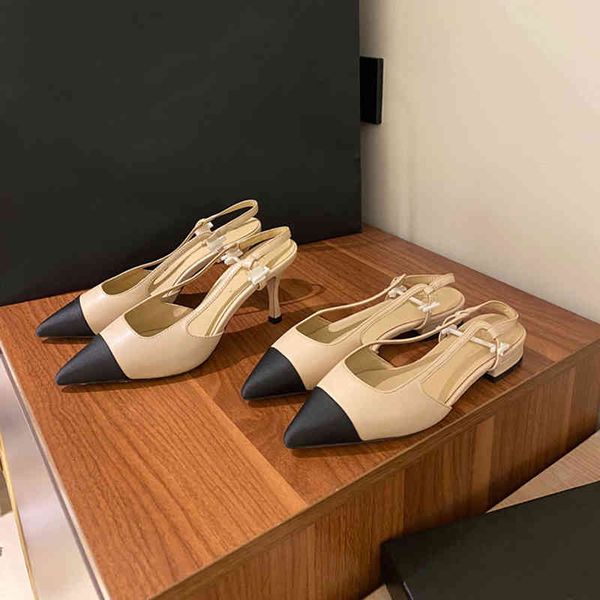 dress shoes summer simple and fashionable korean french fairy style pointed flat bottom back air color matching baotou sandals, Black
dress shoes summer simple and fashionable korean french fairy style pointed flat bottom back air color matching baotou sandals, Black