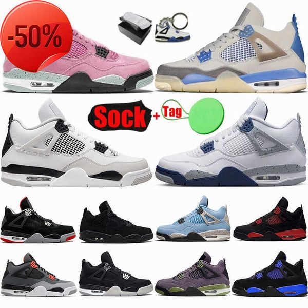 big size 36-50 mens basketball shoes 4 4s jumpman military black fire red thunder university blue black cat oreo womens designer sports
big size 36-50 mens basketball shoes 4 4s jumpman military black fire red thunder university blue black cat oreo womens designer sports
