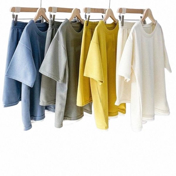 women's tracksuits women's tracksuits spring and summer solid color simple loose comfortable home wear casual ladies short-sleeved, Gray
women's tracksuits women's tracksuits spring and summer solid color simple loose comfortable home wear casual ladies short-sleeved, Gray