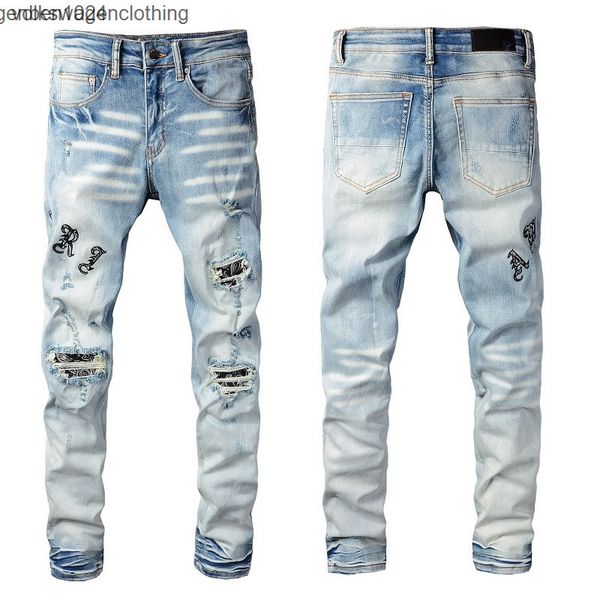 men's jeans jeans for men skinny straight slim hip hop ripped black patches patchwork motorcycle biker jean pants blue
men's jeans jeans for men skinny straight slim hip hop ripped black patches patchwork motorcycle biker jean pants blue