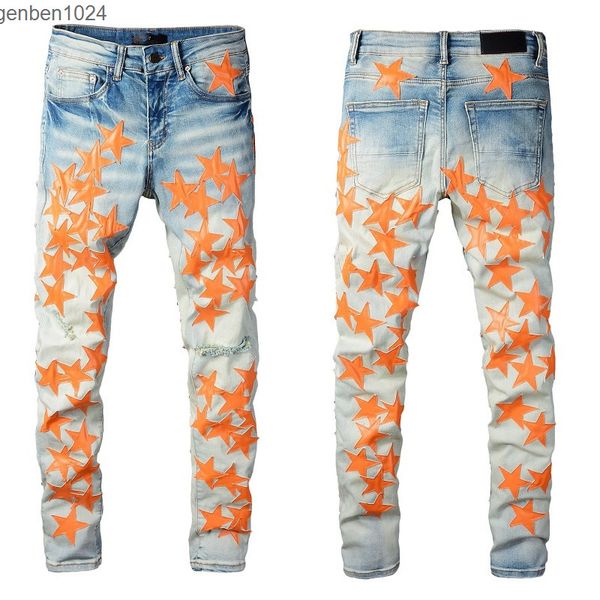 men's designer for man skinny straight mens jeans slim hip hop ripped star patches motorcycle biker jean pants distressed long regular, Blue
men's designer for man skinny straight mens jeans slim hip hop ripped star patches motorcycle biker jean pants distressed long regular, Blue