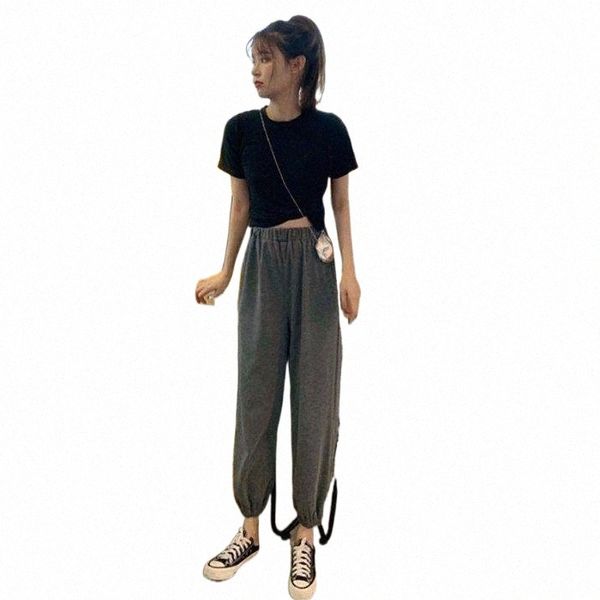 women's tracksuits summer short-sleeved t-shirt female casual harem pants suit two-piece women's tracksuits t5ci#, Gray
women's tracksuits summer short-sleeved t-shirt female casual harem pants suit two-piece women's tracksuits t5ci#, Gray