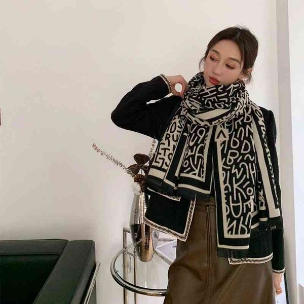 classic style 2022 new scarf women's korean version large versatile live broadcast dual-purpose shawl long warm, Blue;gray
classic style 2022 new scarf women's korean version large versatile live broadcast dual-purpose shawl long warm, Blue;gray