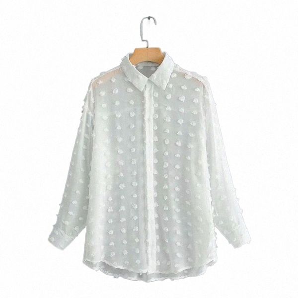 women's blouses & shirts women's loose casual blouse see-through polka dot long sleeve shirt blouses & shirts p4pu#, White
women's blouses & shirts women's loose casual blouse see-through polka dot long sleeve shirt blouses & shirts p4pu#, White
