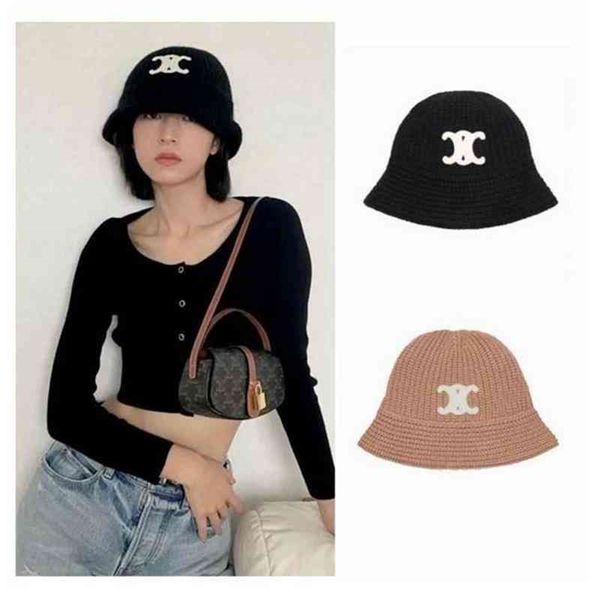 celins designer ball s caps 2021 new hat women's fashion brand letter knitted hat autumn and winter arc de triomphe leisure fisherman h, Blue;gray 
celins designer ball s caps 2021 new hat women's fashion brand letter knitted hat autumn and winter arc de triomphe leisure fisherman h, Blue;gray