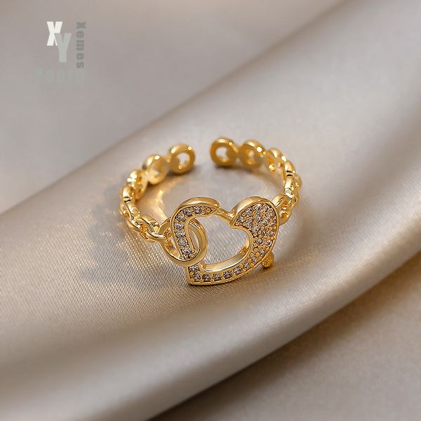 irregular design peach heart lady's gold color rings korean fashion jewelry party girls luxury accessories set rings for womans, Golden;silver
irregular design peach heart lady's gold color rings korean fashion jewelry party girls luxury accessories set rings for womans, Golden;silver