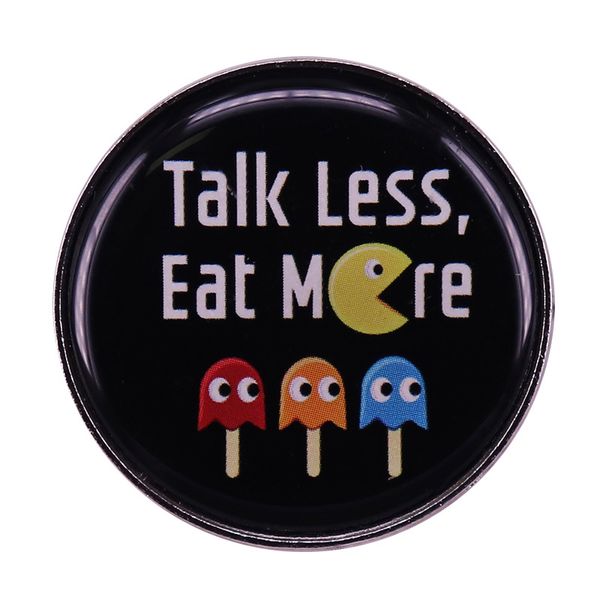 other fashion accessories talk less eat more cartoon jewelry cute metal enamel pins and brooches fashion lapel pin badge funny gifts, Silver
other fashion accessories talk less eat more cartoon jewelry cute metal enamel pins and brooches fashion lapel pin badge funny gifts, Silver