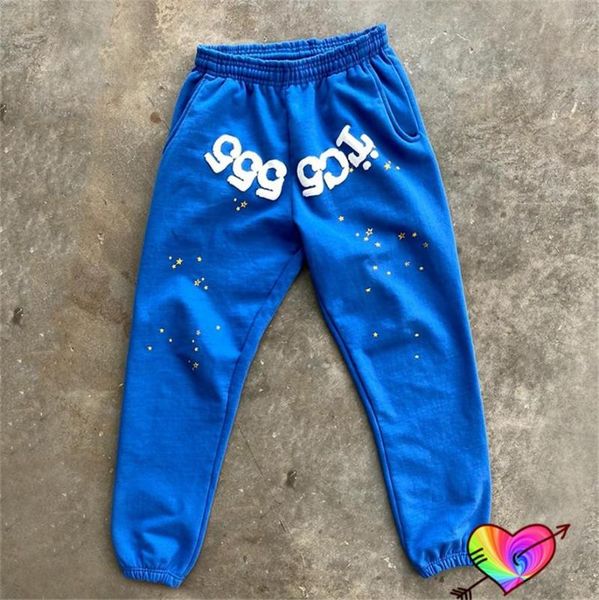 men's pants 2022 blue sp5der sweatpants men women white logo foam print young thug drawstring pocket 555555, Black
men's pants 2022 blue sp5der sweatpants men women white logo foam print young thug drawstring pocket 555555, Black