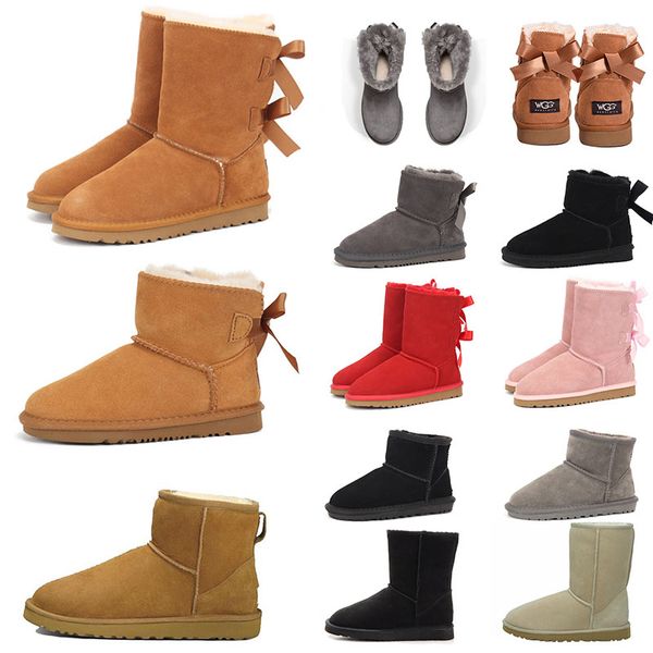 ladies womens snow boots tith two bowies designer boot classic mini maroon chestnut khaki all black navy blue winter keep warm suede fur sho
ladies womens snow boots tith two bowies designer boot classic mini maroon chestnut khaki all black navy blue winter keep warm suede fur sho