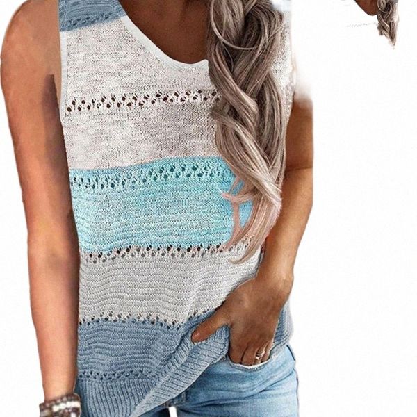 women's t-shirt women's t-shirt null women hollow out knitted sleeveless tank v-neck casual loose sweater vest color block striped, White
women's t-shirt women's t-shirt null women hollow out knitted sleeveless tank v-neck casual loose sweater vest color block striped, White
