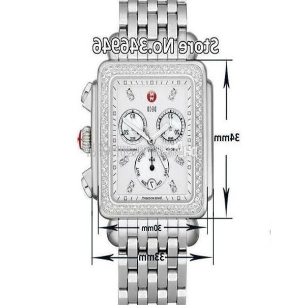 33mm michele signature deco diamond chronograph mother of pearl ladies quartz watch2543, Slivery;brown
33mm michele signature deco diamond chronograph mother of pearl ladies quartz watch2543, Slivery;brown