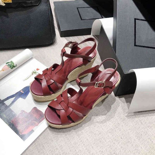 sandals summer straw slope heel thick bottom one-line buckle sandals fashion high-heeled roman bohemian women's shoes, Black
sandals summer straw slope heel thick bottom one-line buckle sandals fashion high-heeled roman bohemian women's shoes, Black