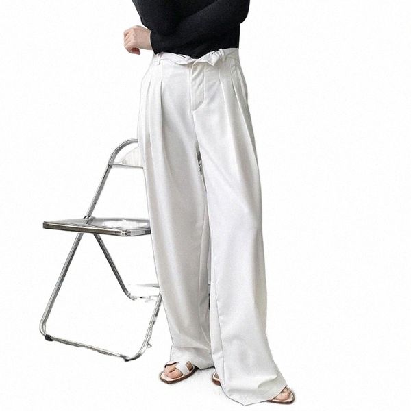 men's pants men's pants size early large autumn cool style personalized flanging waist head loose wide leg floor dragging small tr, Black
men's pants men's pants size early large autumn cool style personalized flanging waist head loose wide leg floor dragging small tr, Black