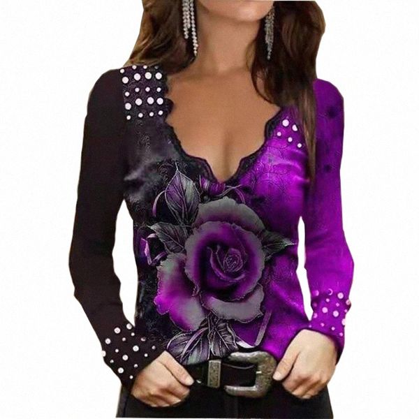 women's t-shirt women's t-shirt 2022 autumn women t shirt v-neck lace patchwork rose print bottoming ladies casual long sleeve tsh, White
women's t-shirt women's t-shirt 2022 autumn women t shirt v-neck lace patchwork rose print bottoming ladies casual long sleeve tsh, White