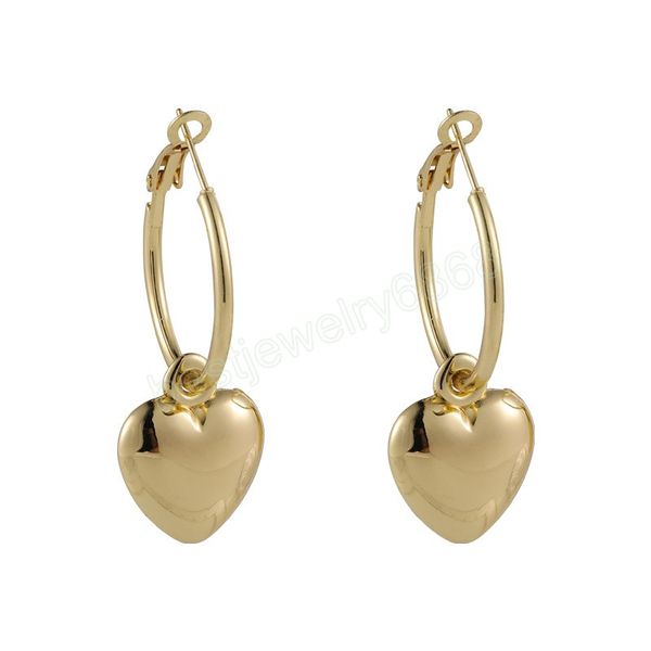 fashion korean heart dangle earrings for women vintage sweet metal hanging earrings trend female jewelry, Silver
fashion korean heart dangle earrings for women vintage sweet metal hanging earrings trend female jewelry, Silver
