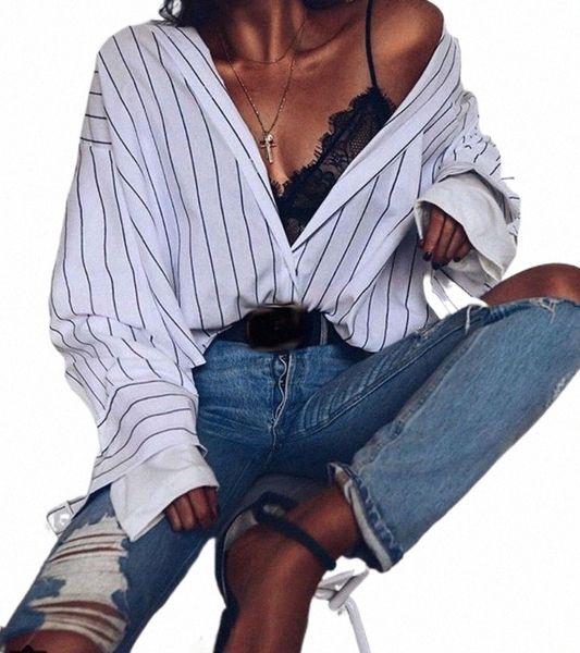 women's blouses & shirts fashion autumn women long sleeve fake two piece hooded loose striped shirts irregular stylish high street cool, White
women's blouses & shirts fashion autumn women long sleeve fake two piece hooded loose striped shirts irregular stylish high street cool, White