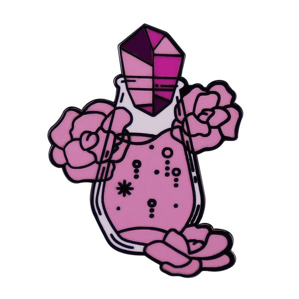 other fashion accessories pink water bottle flowers and diamonds enamel pins custom brooches bag clothes lapel pin pink plant badge jewelry, Silver
other fashion accessories pink water bottle flowers and diamonds enamel pins custom brooches bag clothes lapel pin pink plant badge jewelry, Silver