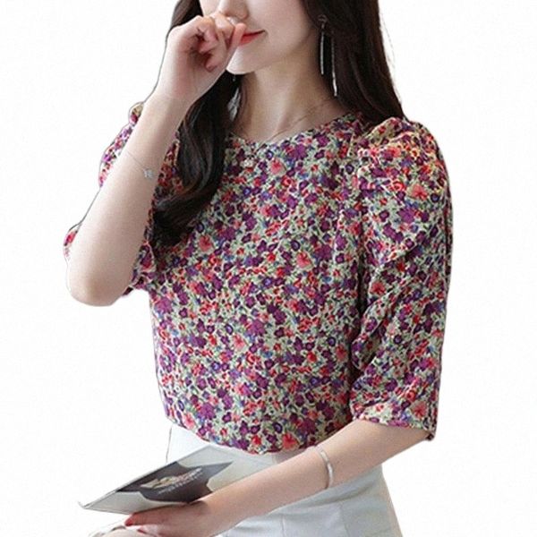 women's blouses & shirts korean style summer floral chiffon shirt women half sleeve o neck pullover blouse red blusas 9151 50 women, White
women's blouses & shirts korean style summer floral chiffon shirt women half sleeve o neck pullover blouse red blusas 9151 50 women, White