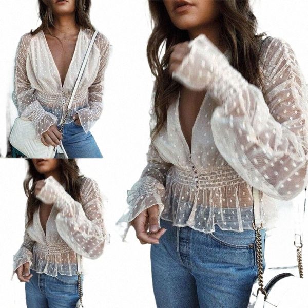 women's blouses & shirts women's blouses & shirts fashion women girls solid lace long sleeve v neck transparent blouse tee l2xy#, White
women's blouses & shirts women's blouses & shirts fashion women girls solid lace long sleeve v neck transparent blouse tee l2xy#, White